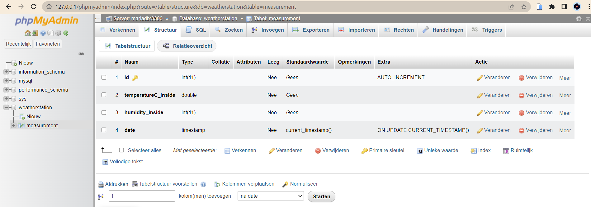 Database design in MySQL