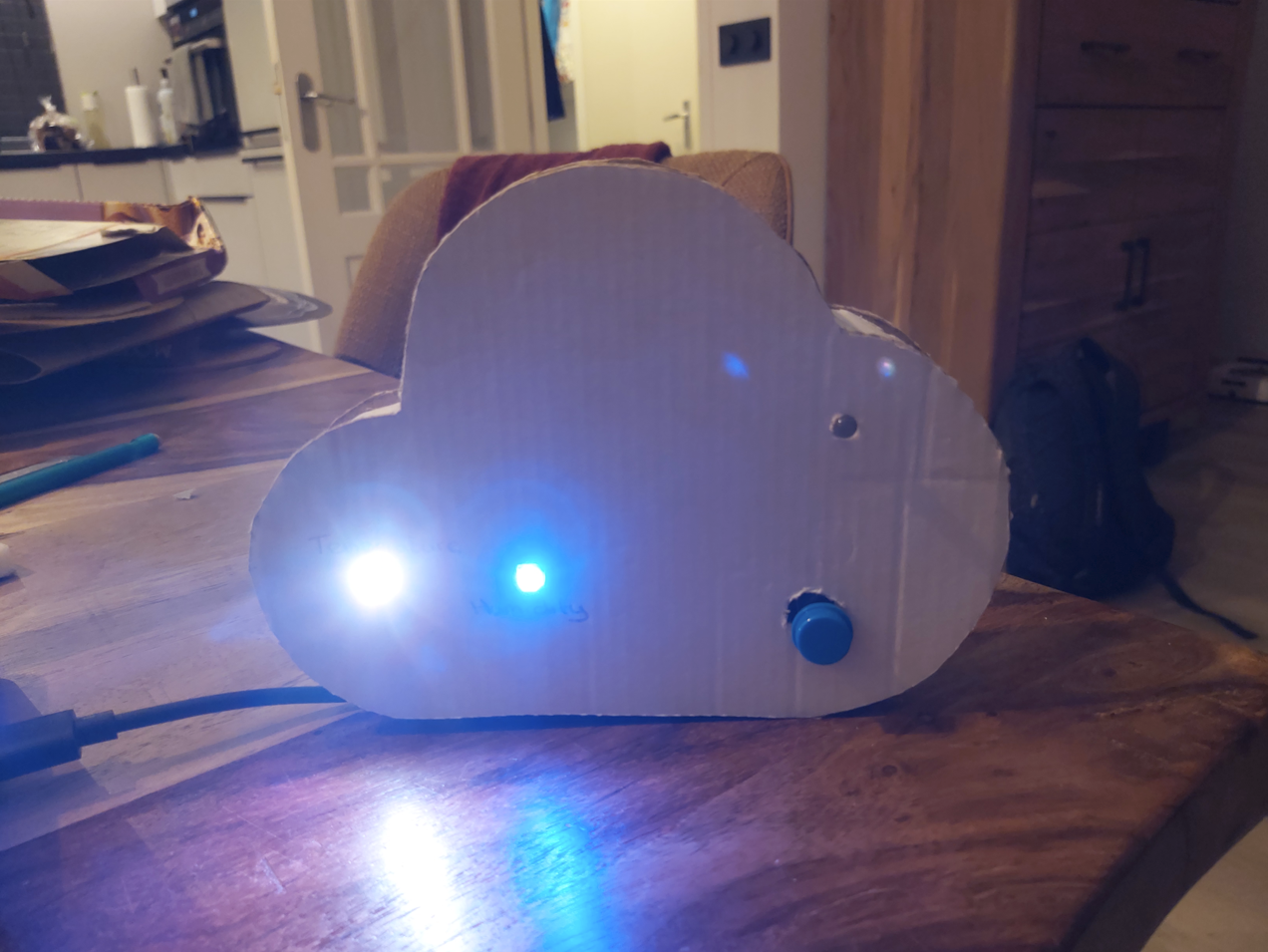 Prototype with lights