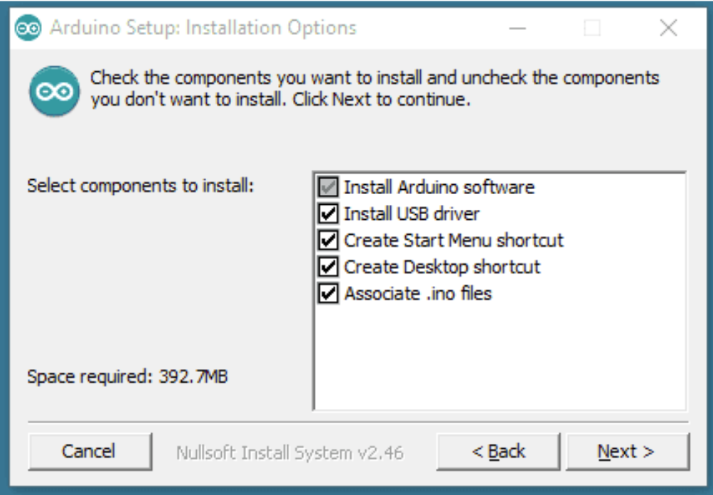 Choose the components